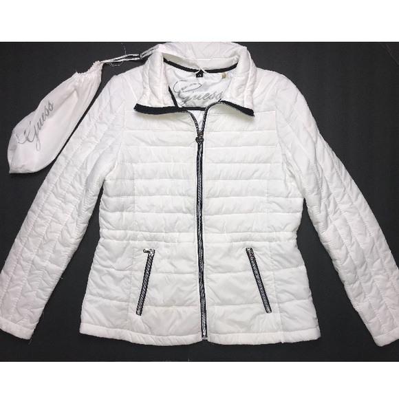 Guess Jackets & Blazers - GUESS white jacket